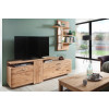2-teilige Wohnwand Eiche bianco 280 cm Nr.3 Santa Fe