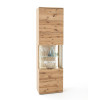 Vitrine Eiche bianco 60 cm 1-türig Santa Fe