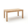 Esstisch ausziehbar Eiche bianco 160x90 cm Santa Fe, Freisteller
