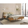 Schwebebett aus Eiche Massivholz 180x200