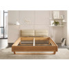 Schwebebett aus Eiche Massivholz 180x200