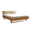 Schwebebett aus Eiche Massivholz 180x200