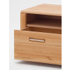 Detail mit offenem Schubkasten vom Lowboard Kernbuche 4 teilig Sanremo