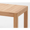 Ausziehbarer Esstisch aus Kernbuche teilmassiv 160-260x90 cm Sanremo