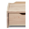 SYLT stapelbare Nachtkommode aus massiver Kiefer natur mit Schublade