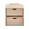 SYLT stapelbare Nachtkommoden aus Kiefer natur
