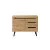 Sideboard 107 cm 1-türig Eiche Tonder