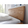Bett 200x200 Wildeiche massiv mit Holzkopfteil Bettkasten und Lattenrost VERONA
