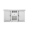 Sideboard 152x83 cm 2-türig mit Flascheneinteilung weiß Pinie WALES